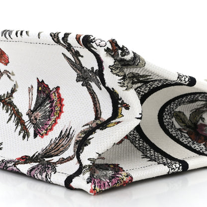 Christian Dior Canvas Jardin Botanique Embroidered Small Book Tote Multicolor 9 of 9