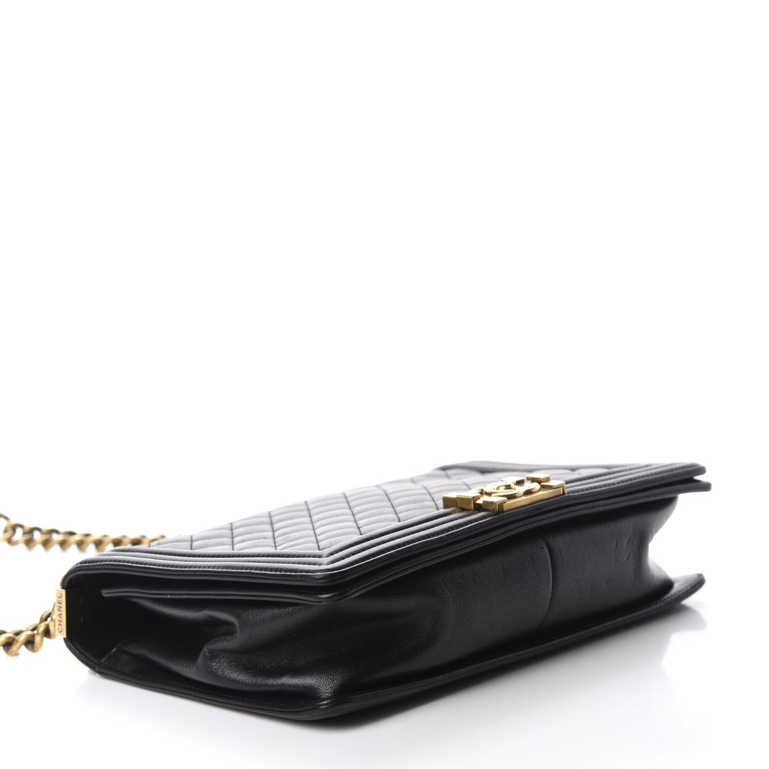 Chanel Lambskin Quilted New Medium Boy Flap Black 4 of 13