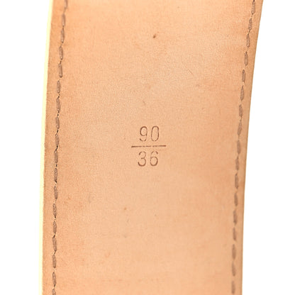Louis Vuitton Damier Azur LV Initiales Belt 90 36 6 of 7