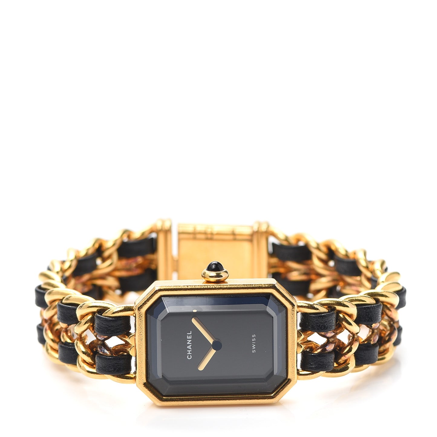 Stainless Steel Lambskin 20mm Chain Premiere Quartz Watch Gold M
