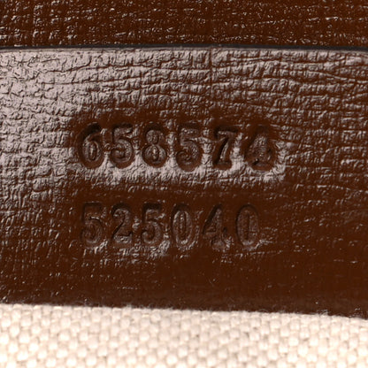 Gucci GG Supreme Monogram Web Mini Horsebit 1955 Shoulder Bag Beige Brown Sugar 7 of 11
