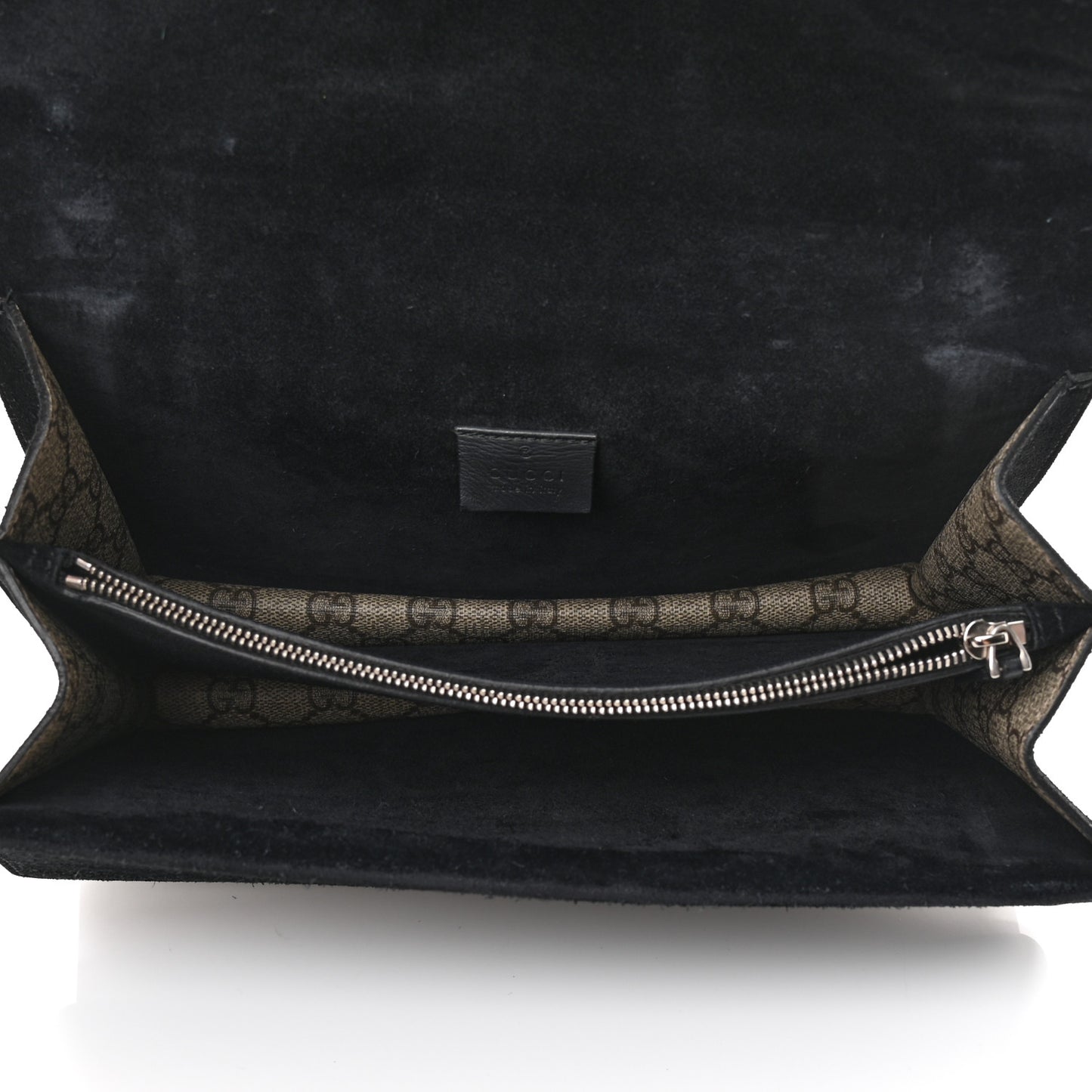 GG Supreme Monogram Small Dionysus Shoulder Bag Black