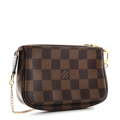 Louis Vuitton Damier Ebene Mini Pochette Accessories 3 of 7