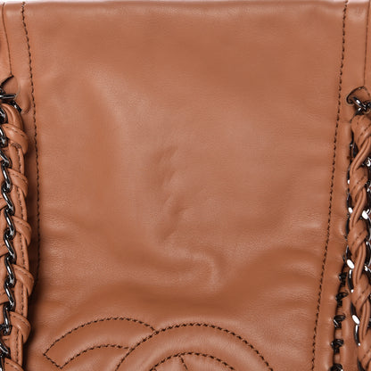 Chanel Smooth Calfskin Luxe Ligne Tote Dark Beige 11 of 18