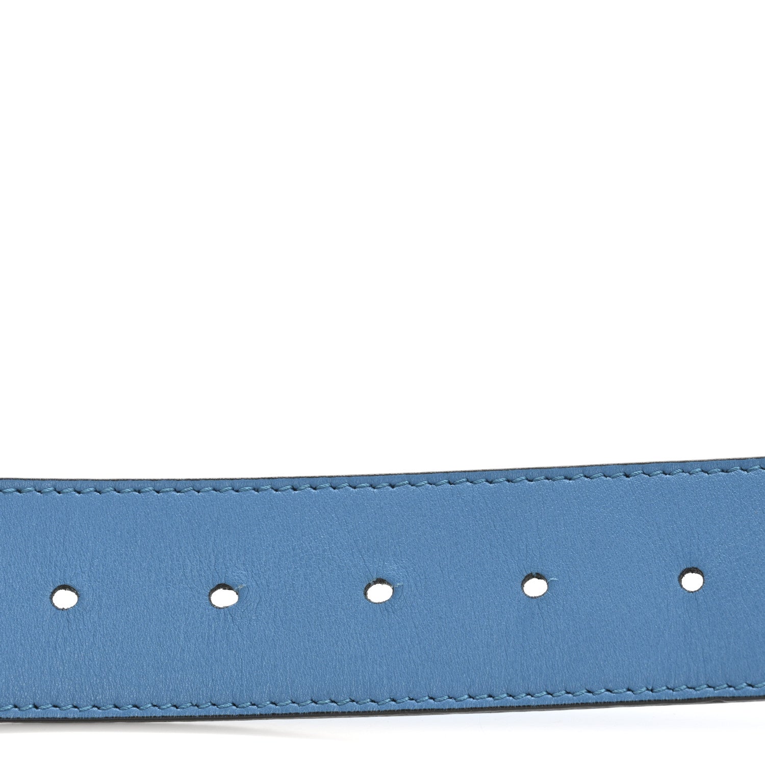 Gucci Calfskin Double G 40mm Belt 90 36 Clear Sky Blue 4 of 8