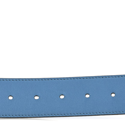 Gucci Calfskin Double G 40mm Belt 90 36 Clear Sky Blue 4 of 8