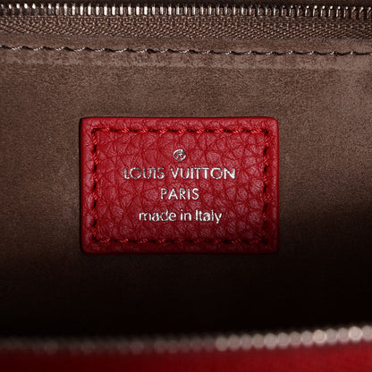 Louis Vuitton Cuir Taurillon Soft Lockit PM Rubis 6 of 7