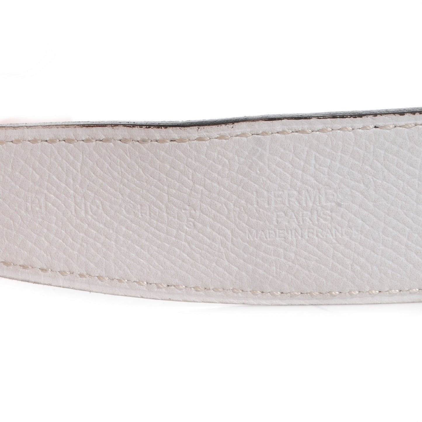Epsom Swift Reversible 32mm Belt Strap 110 White Blue Jean