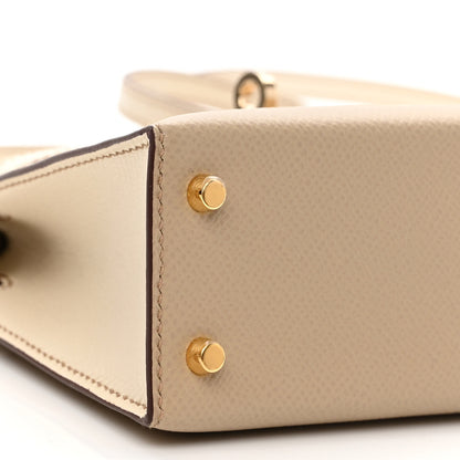 Hermes Epsom Horseshoe Mini Kelly Sellier 20 Trench Craie 8 of 10