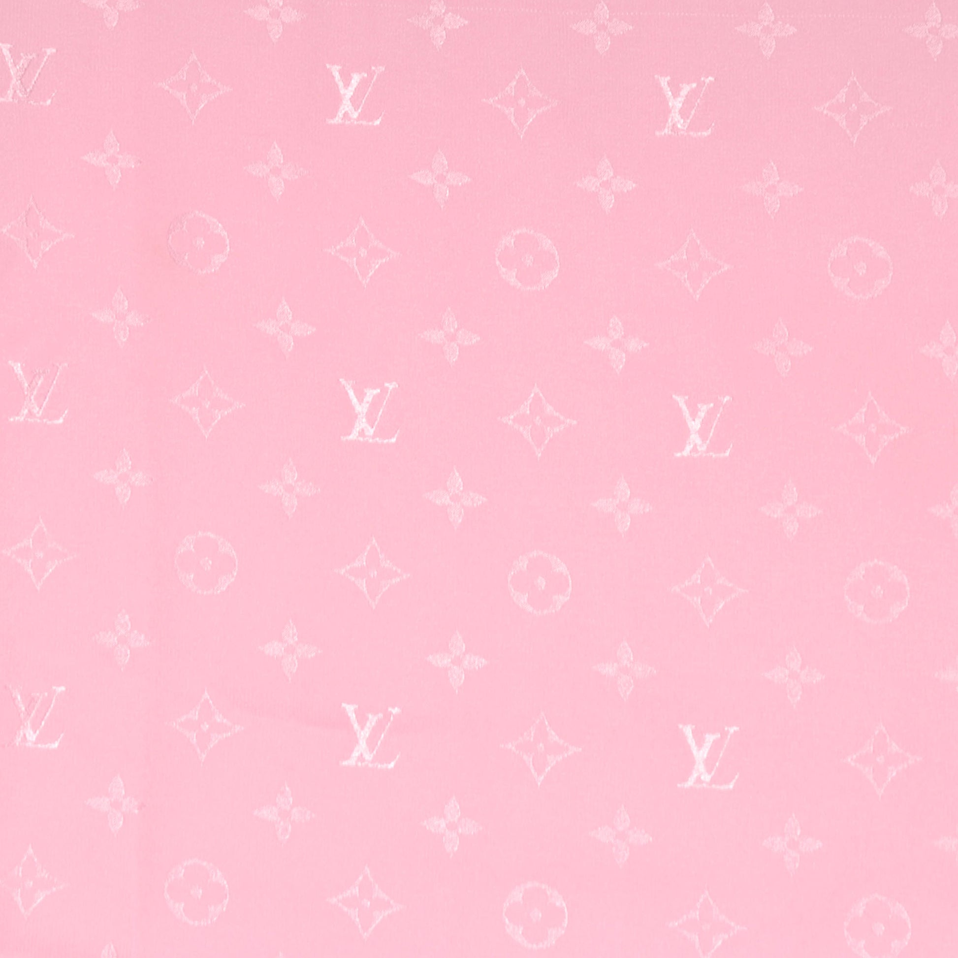 Louis Vuitton Silk Monogram Pink Monaco Scarf 1 of 5