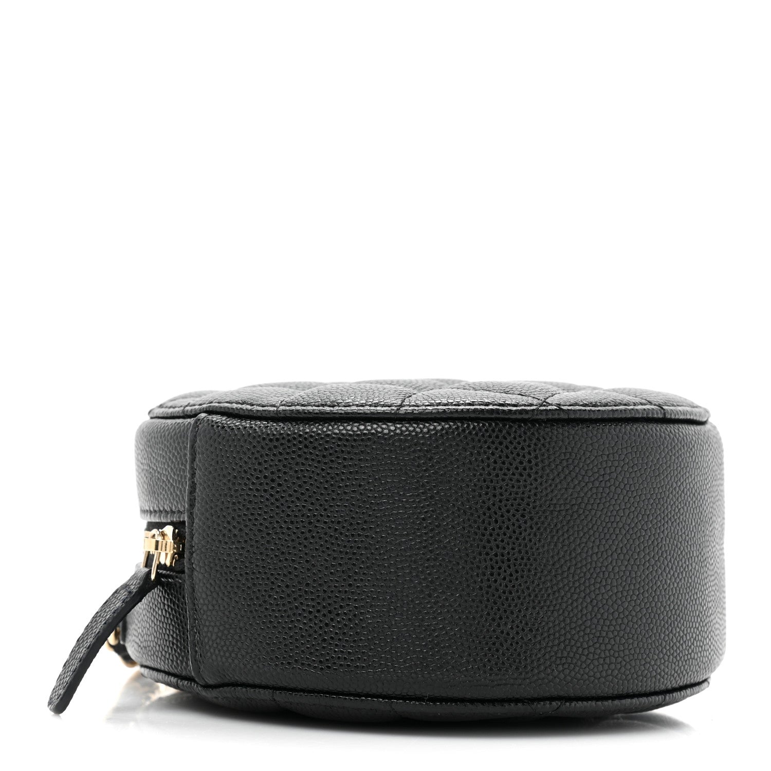 Chanel Caviar Quilted Round Clutch With Chain Black 4 of 9