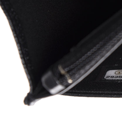 Chanel Caviar Chevron Quilted Vintage Mademoiselle Wallet On Chain WOC Black 10 of 12