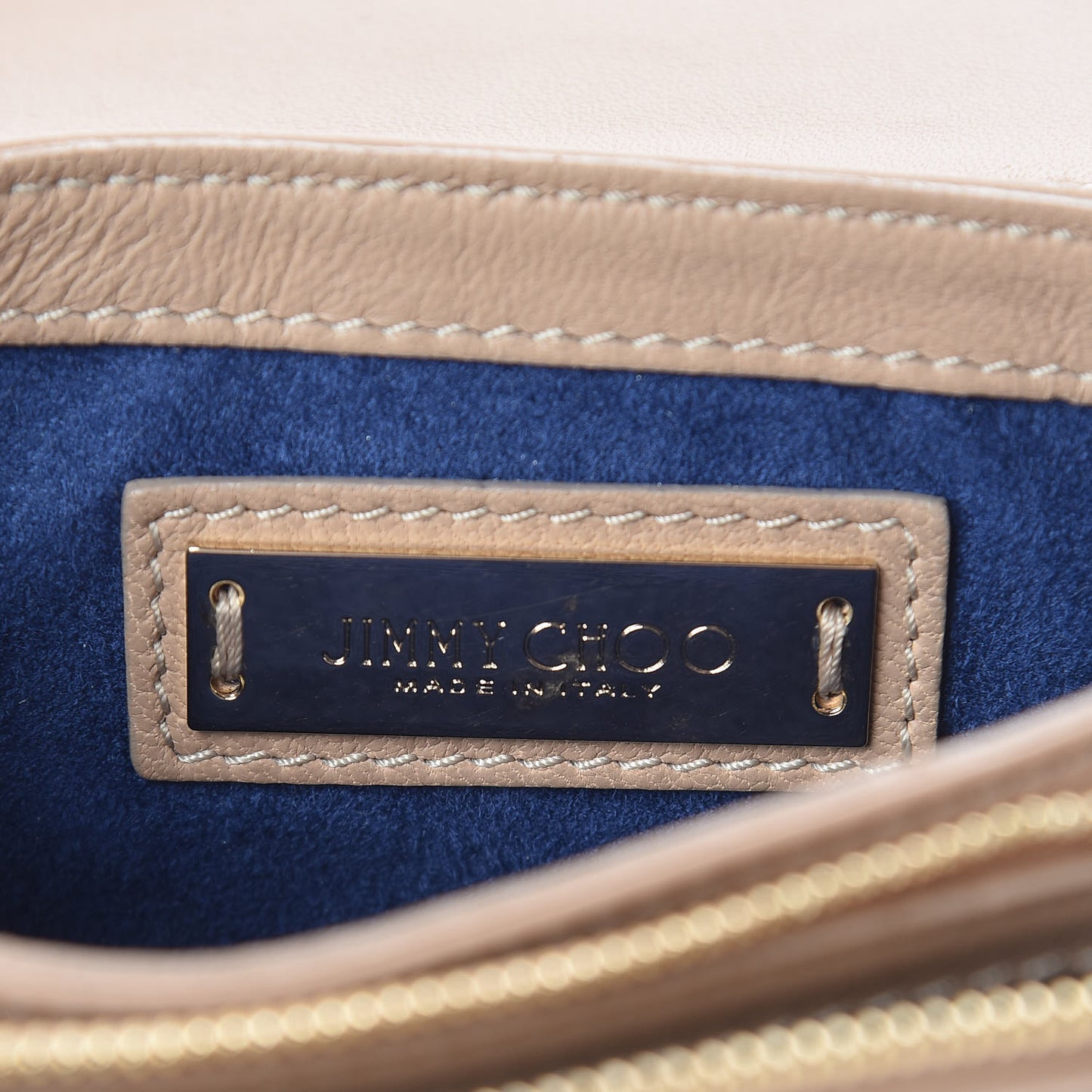 Metallic Elaphe Zadie Crossbody Bag Gold