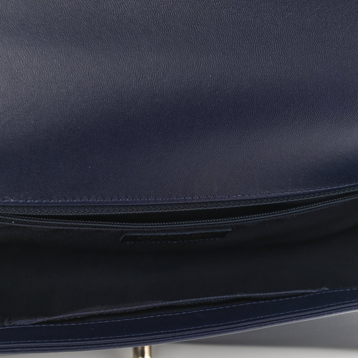Chanel Lambskin Quilted New Medium Boy Flap Navy Blue 5 of 11