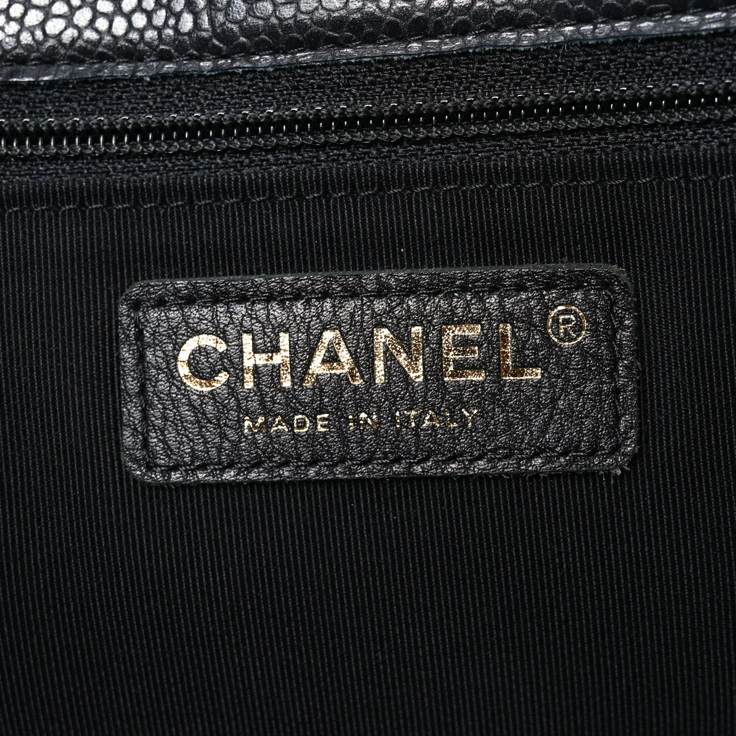 Chanel Caviar Quilted Flap Tote Black 6 of 10