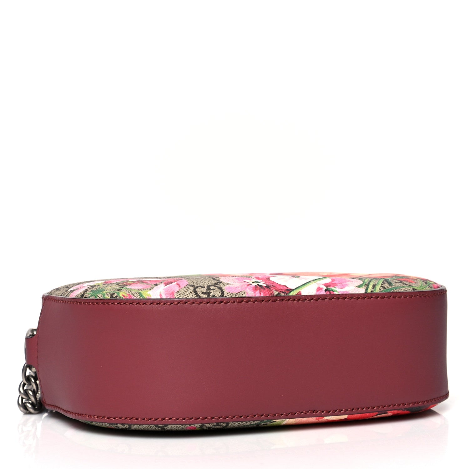 Gucci GG Supreme Monogram Blooms Mini Chain Shoulder Bag Beige Multicolor Dry Rose 4 of 10