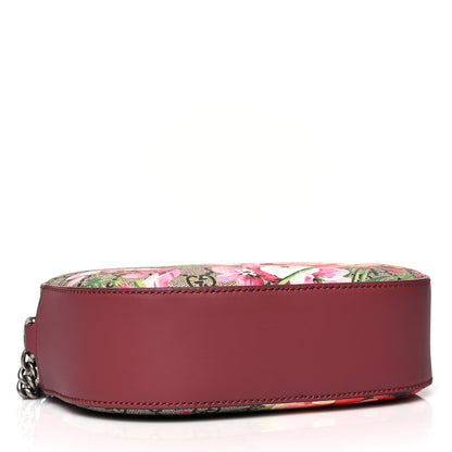 Gucci GG Supreme Monogram Blooms Mini Chain Shoulder Bag Beige Multicolor Dry Rose 4 of 10