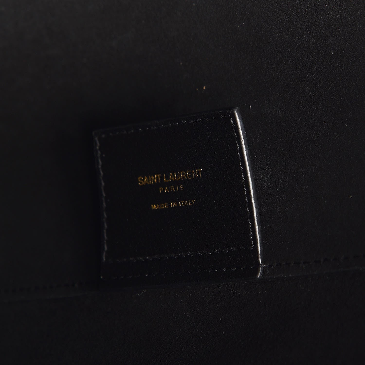 Saint Laurent Calfskin Large Shopping Tote Black 7 of 11