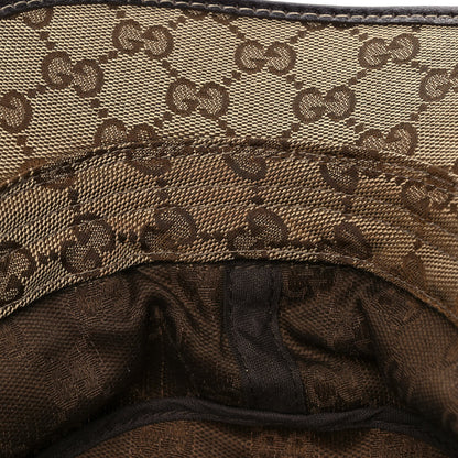 Gucci Monogram Military Hat XL Brown 8 of 8