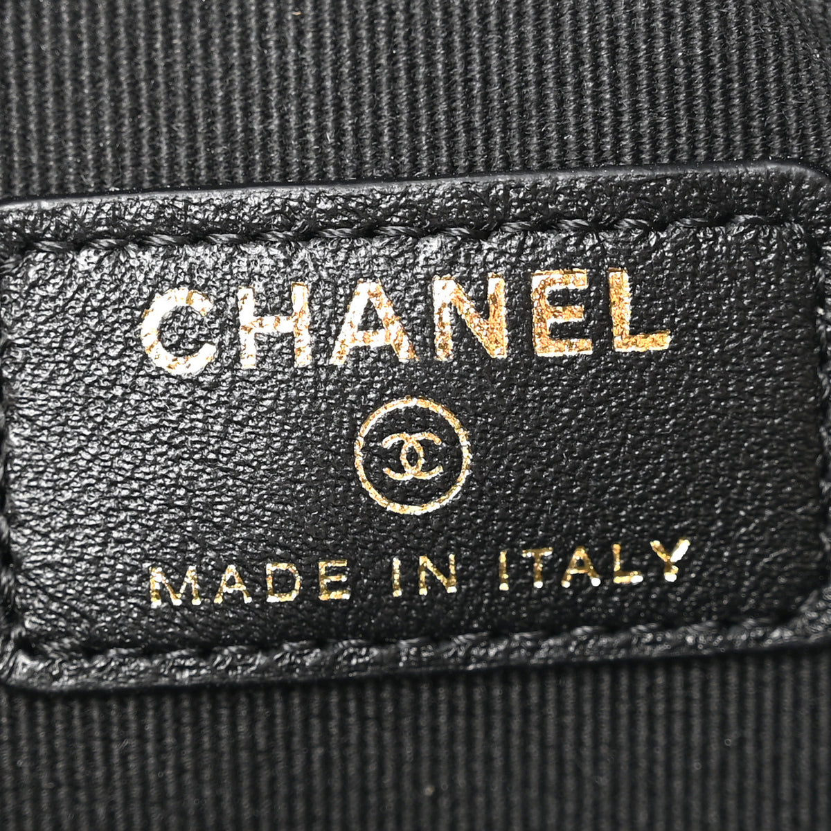 Chanel Lambskin Quilted Walk of Fame Star Bag Charm Black 5 of 6