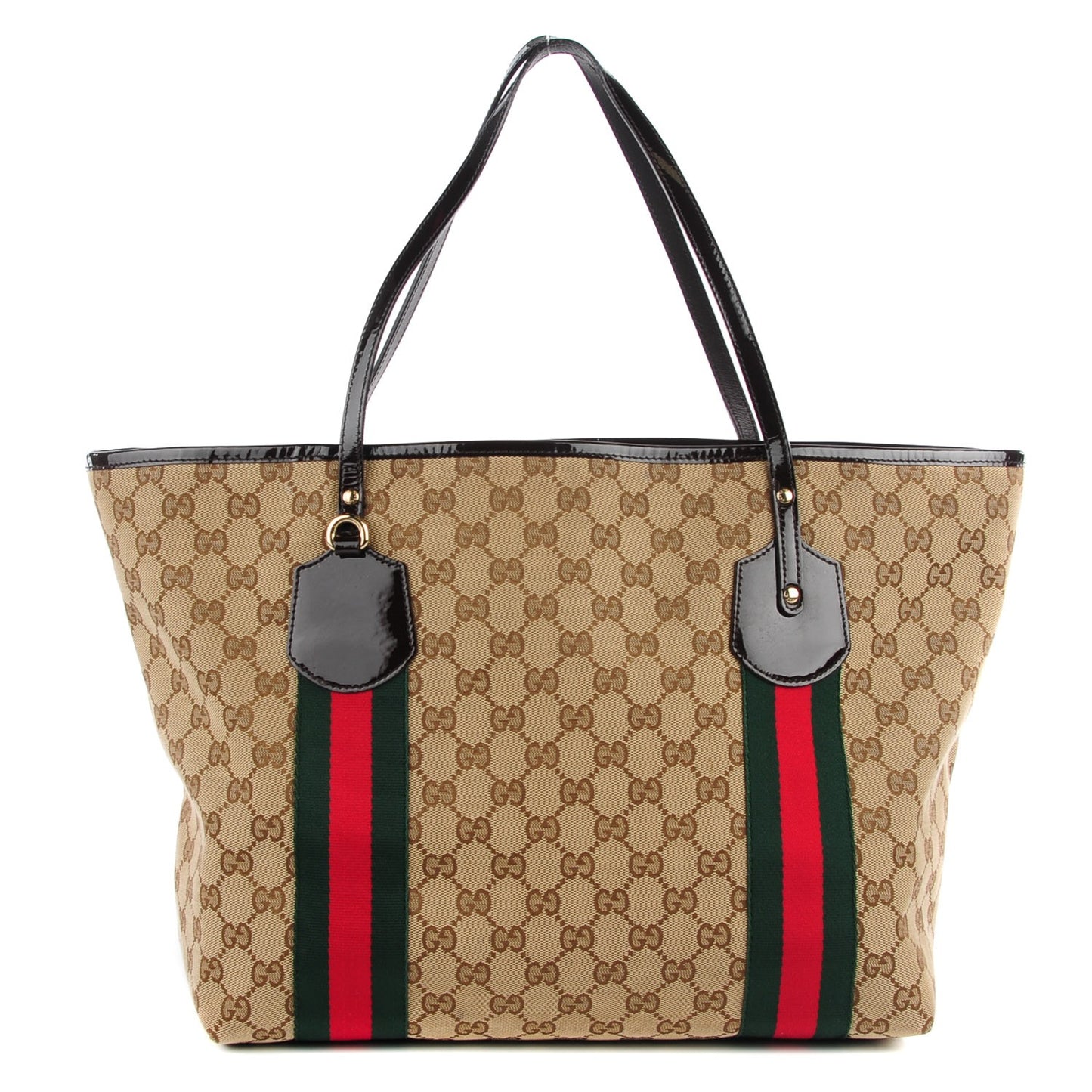 Monogram Web Large Jolie Tote Brown