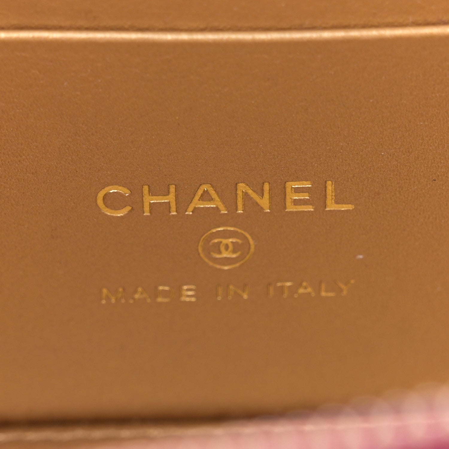 Chanel Lambskin Quilted Small Pearl Crush Vanity Case With Chain Fuchsia 6 of 11