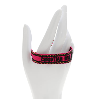 Christian Dior Woven Cotton J'Adior Friendship Bracelet  Pink 2 of 3