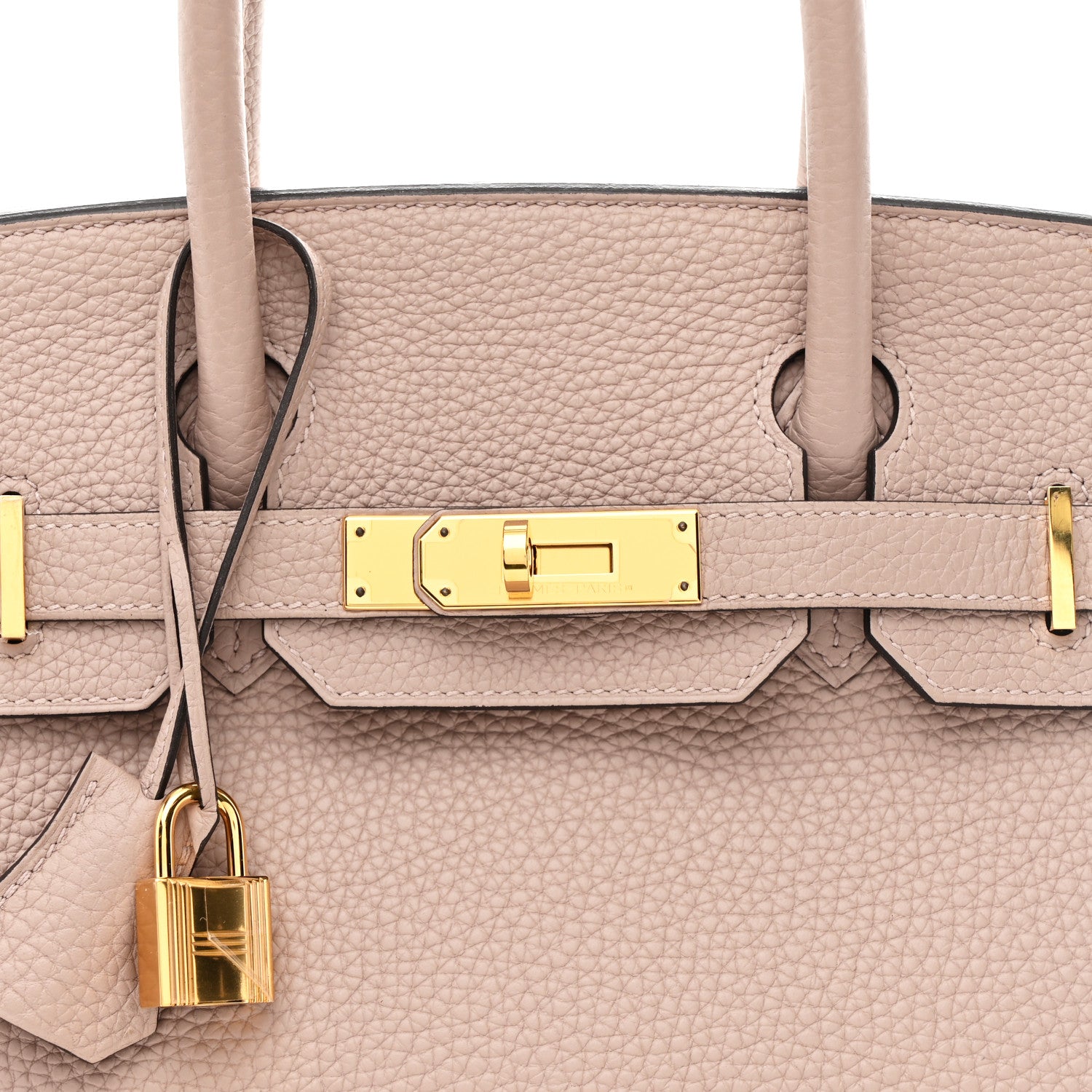 Hermes Taurillon Clemence Birkin 30 Glycine 8 of 11