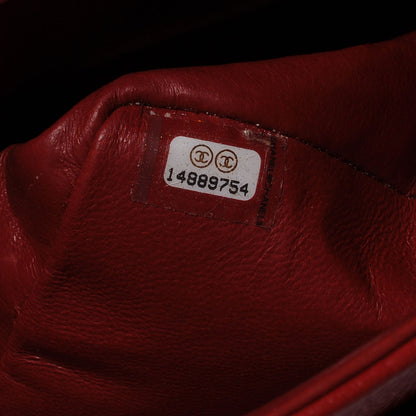 Chanel Caviar Quilted Maxi Double Flap Red 8 of 8