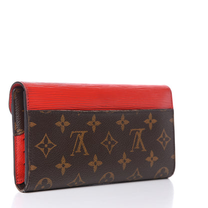 Louis Vuitton Monogram Epi Marie-Lou Long Wallet Coquelicot 3 of 12