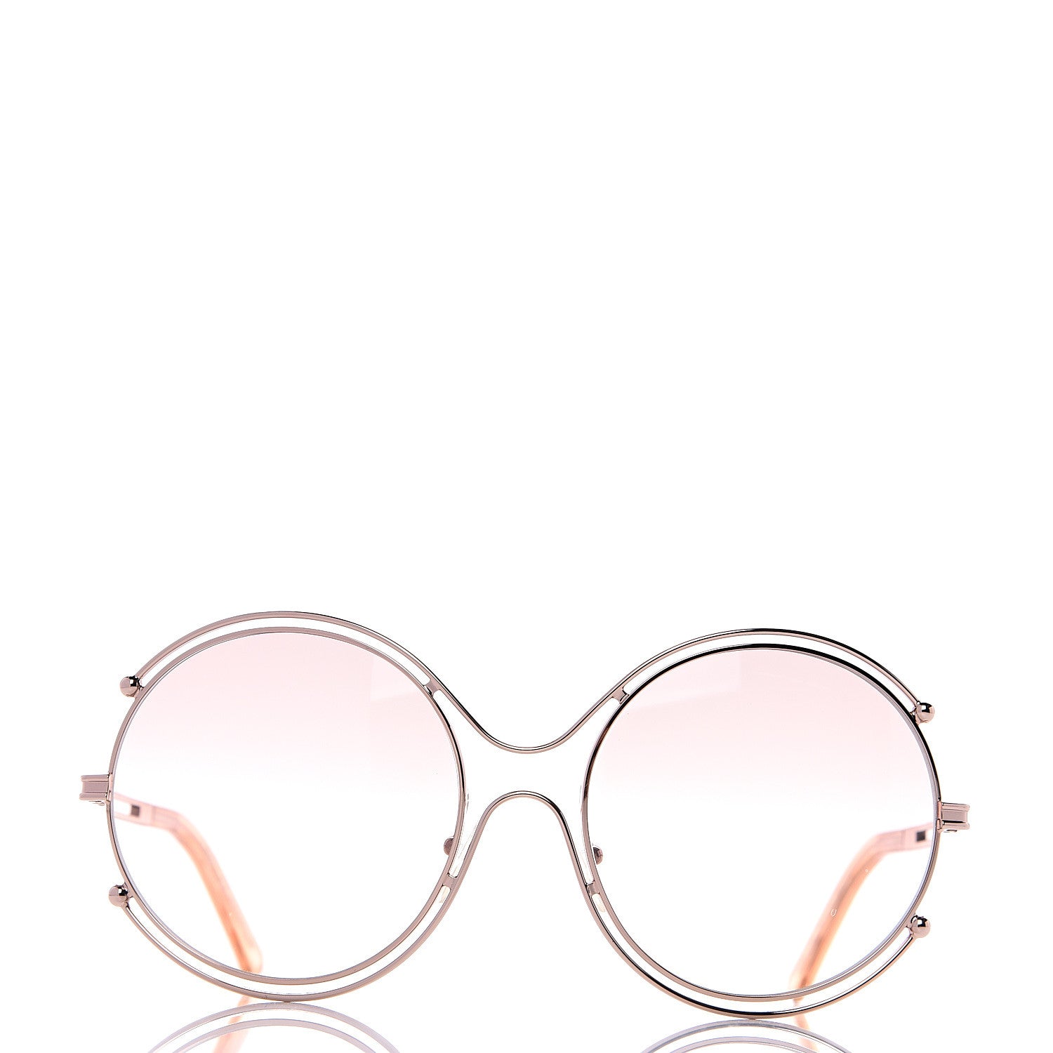 Chloe Isidora Oversized Round Sunglasses CE122S Rose Gold 2 of 6