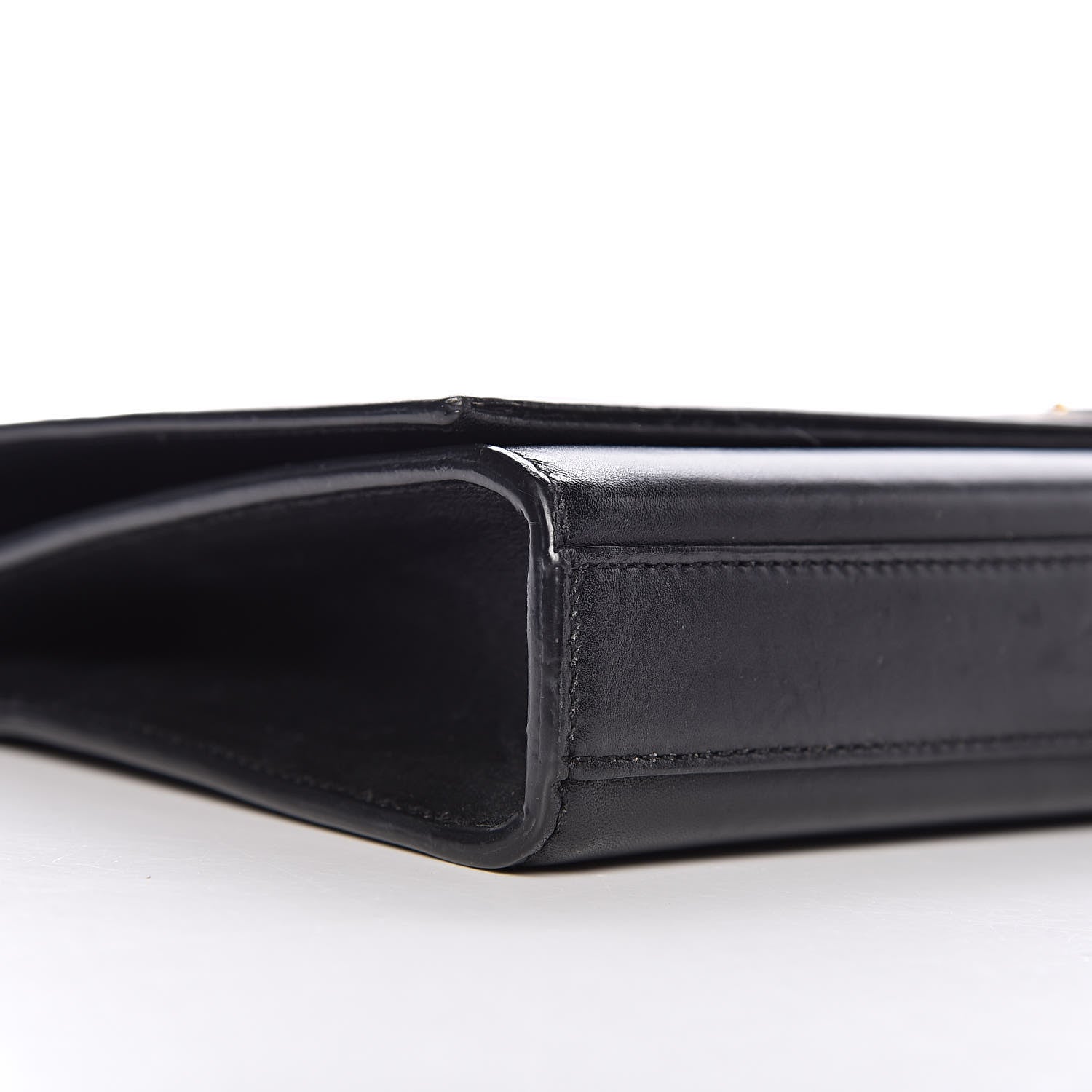 Saint Laurent Calfskin Classic Monogram Tassel Clutch Black 5 of 19