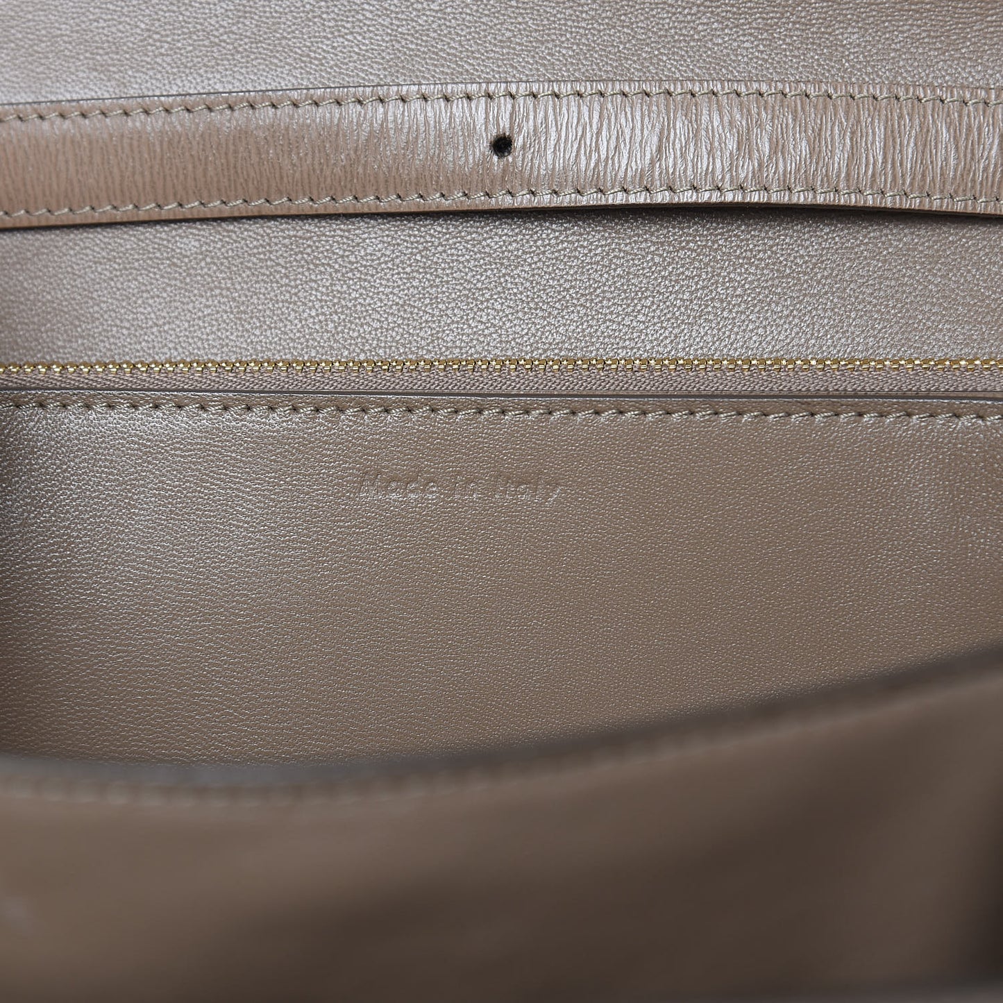 Liege Calfskin Medium Classic Box Flap Bag Taupe