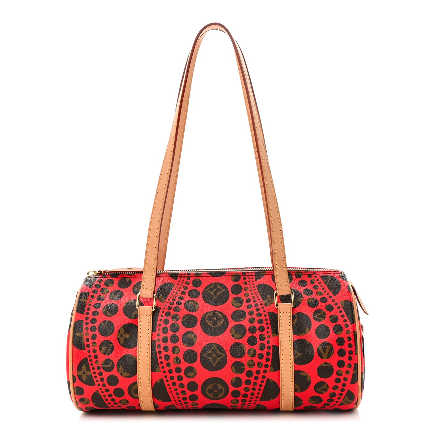 Monogram Kusama Pumpkin Dots Papillon 30 Red