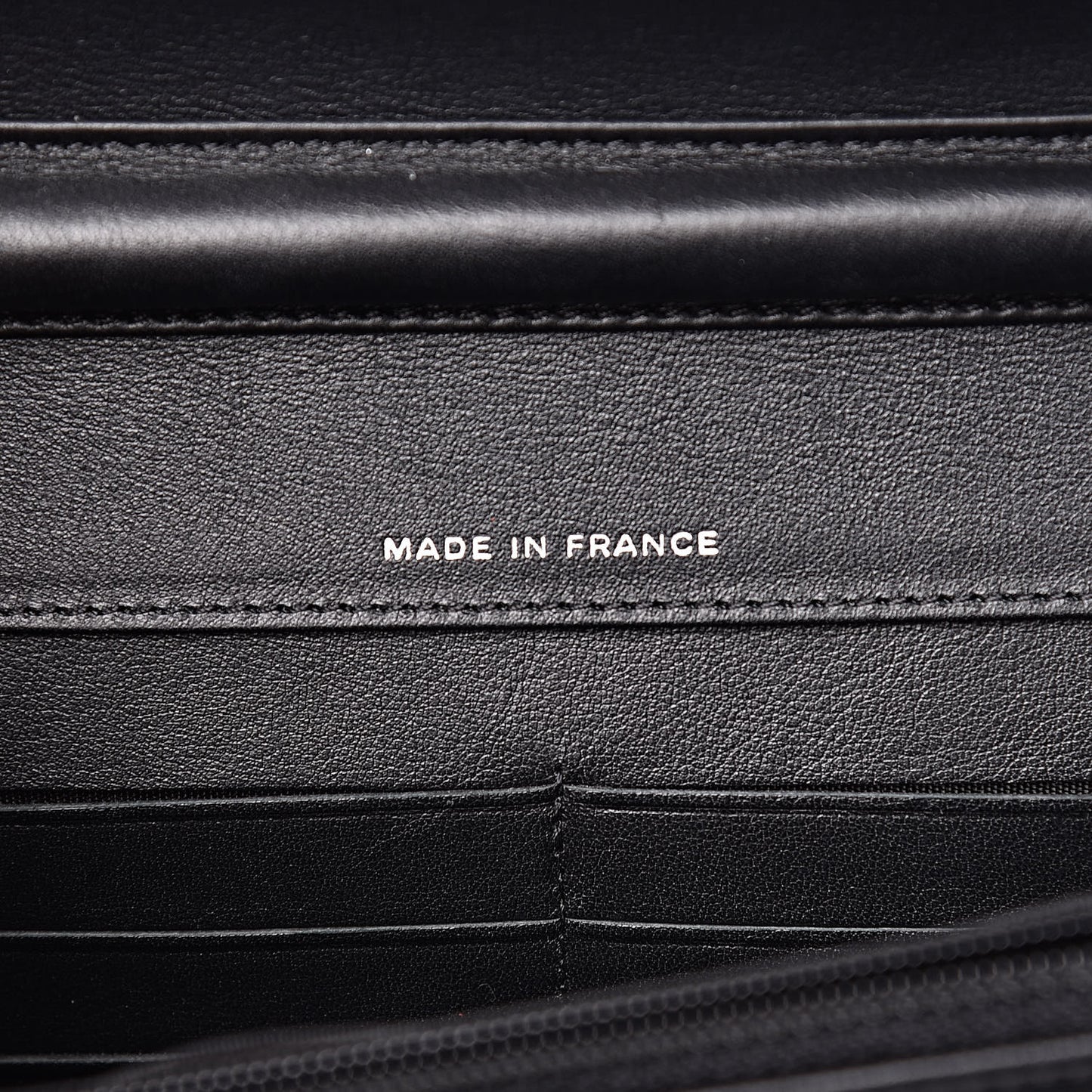 Patent Strass Wallet On Chain WOC Black