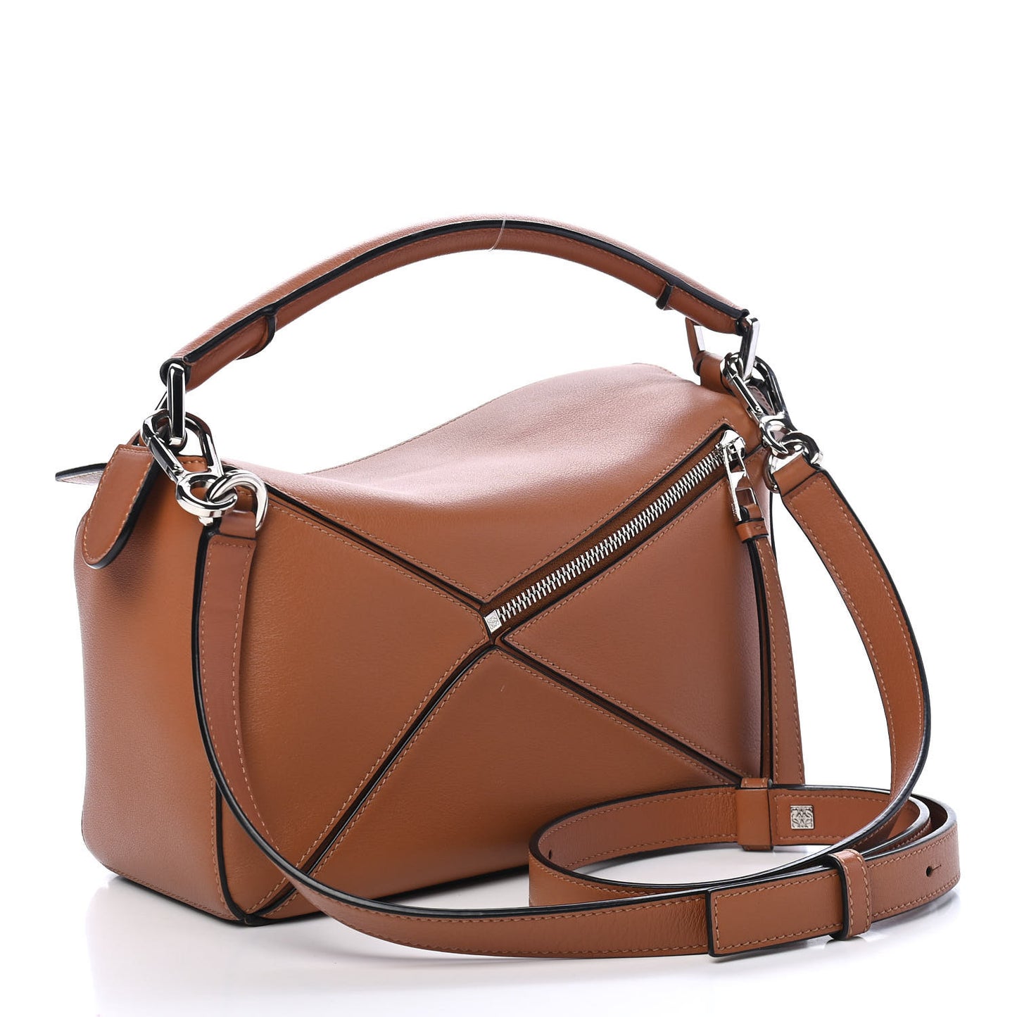 Calfskin Small Puzzle Bag Tan