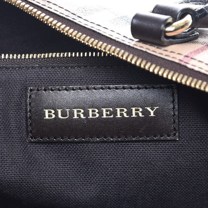 Burberry Haymarket Check Small Salisbury Tote Chocolate 8 of 8