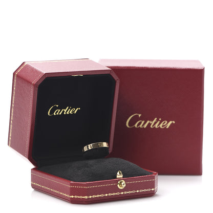 Cartier 18K Yellow Gold 3.5mm LOVE Wedding Band Ring 55 7.25 6 of 6