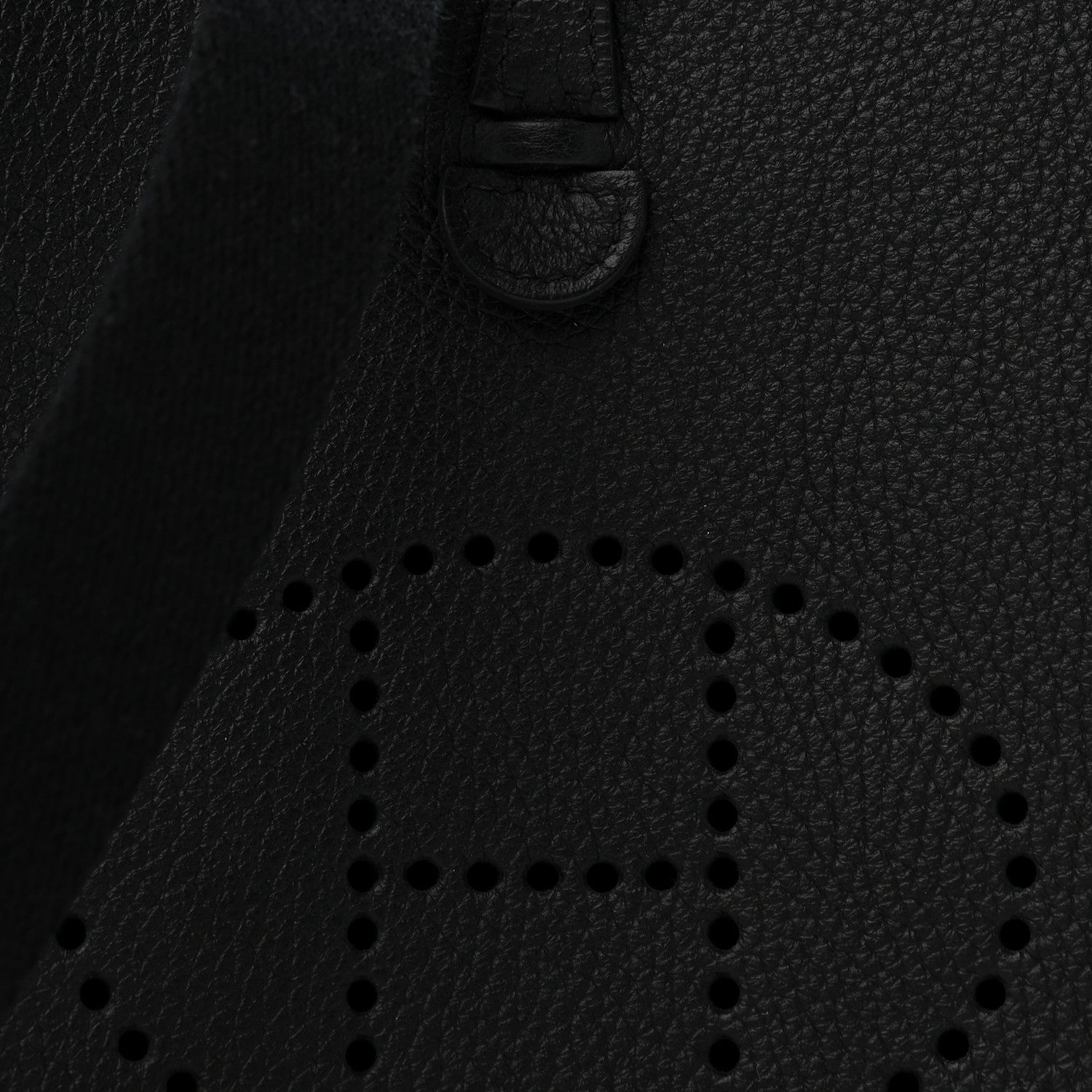 Hermes Taurillon Clemence Evelyne TPM Black 8 of 11