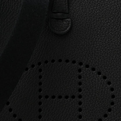 Hermes Taurillon Clemence Evelyne TPM Black 8 of 11