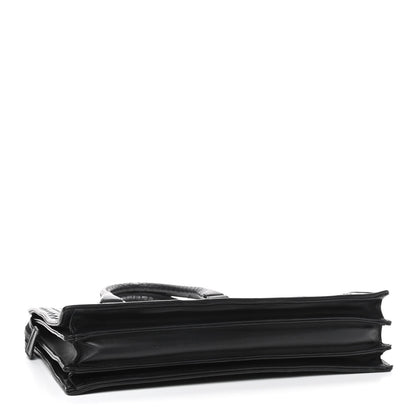 Bottega Veneta Calfskin Intrecciato Briefcase Black 3 of 10