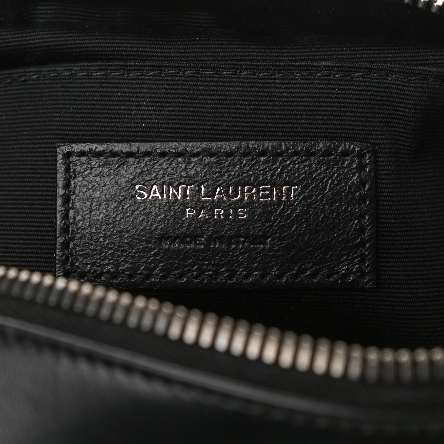Saint Laurent Calfskin Matelasse Monogram Lou Camera Bag Black 6 of 10
