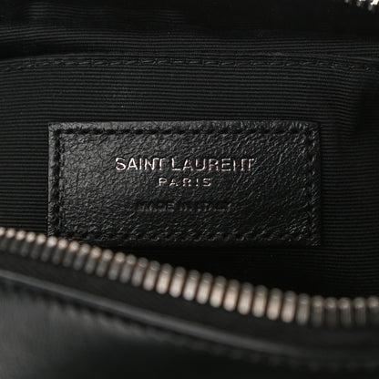 Saint Laurent Calfskin Matelasse Monogram Lou Camera Bag Black 6 of 10