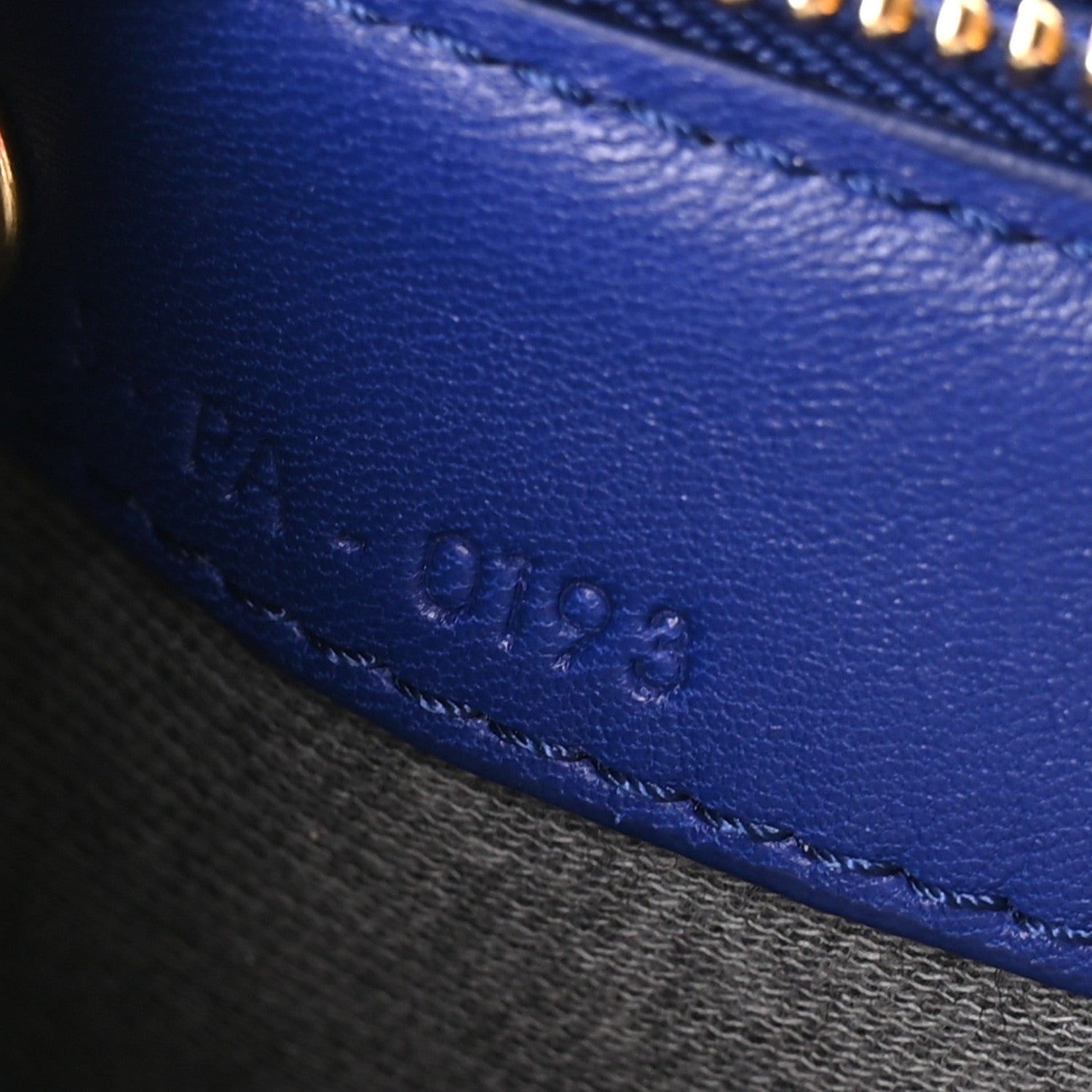 Celine Lambskin Small Trio Crossbody Bag Indigo 7 of 10