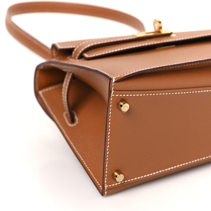 Hermes Epsom Kelly En Desordre Sellier 20 Gold 8 of 10