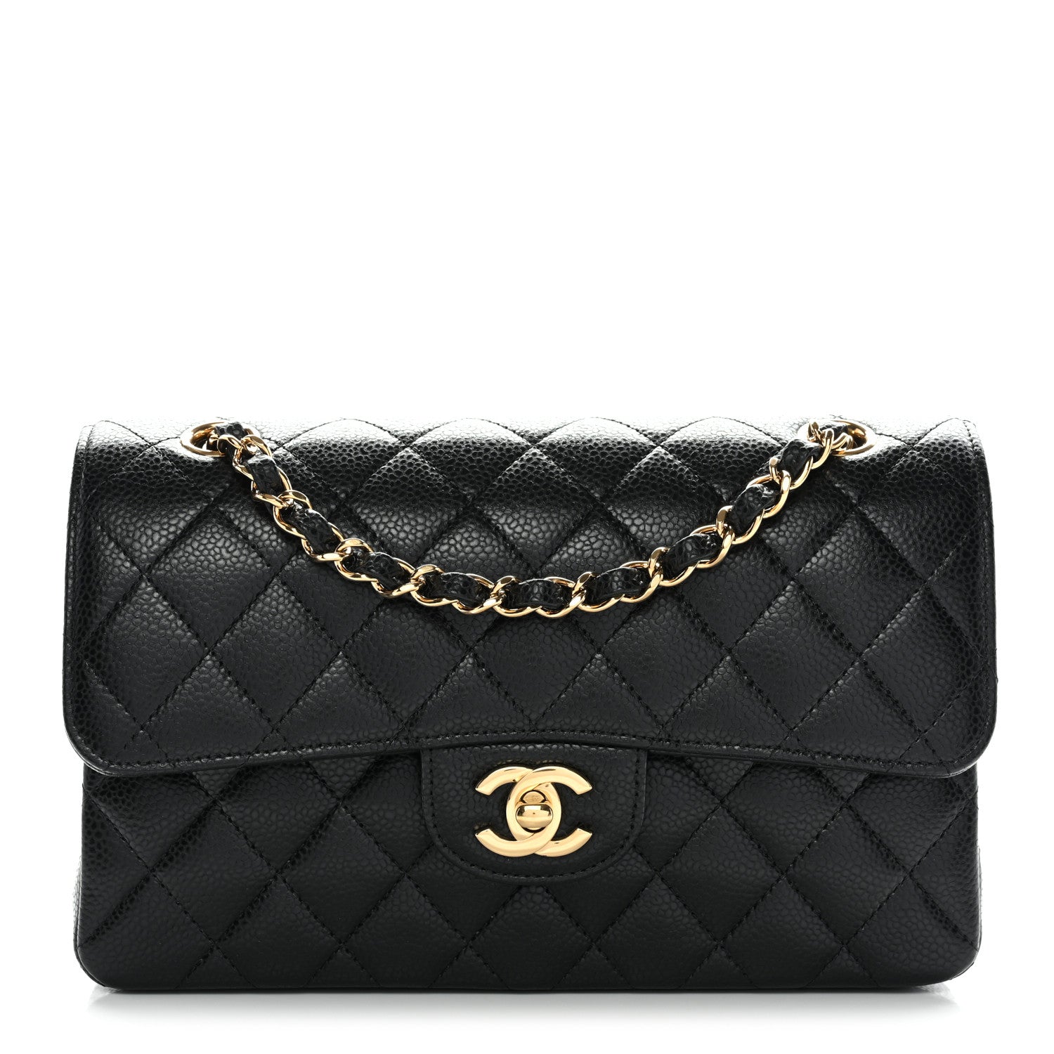 Chanel Caviar Quilted Small Double Flap Black 1 of 11