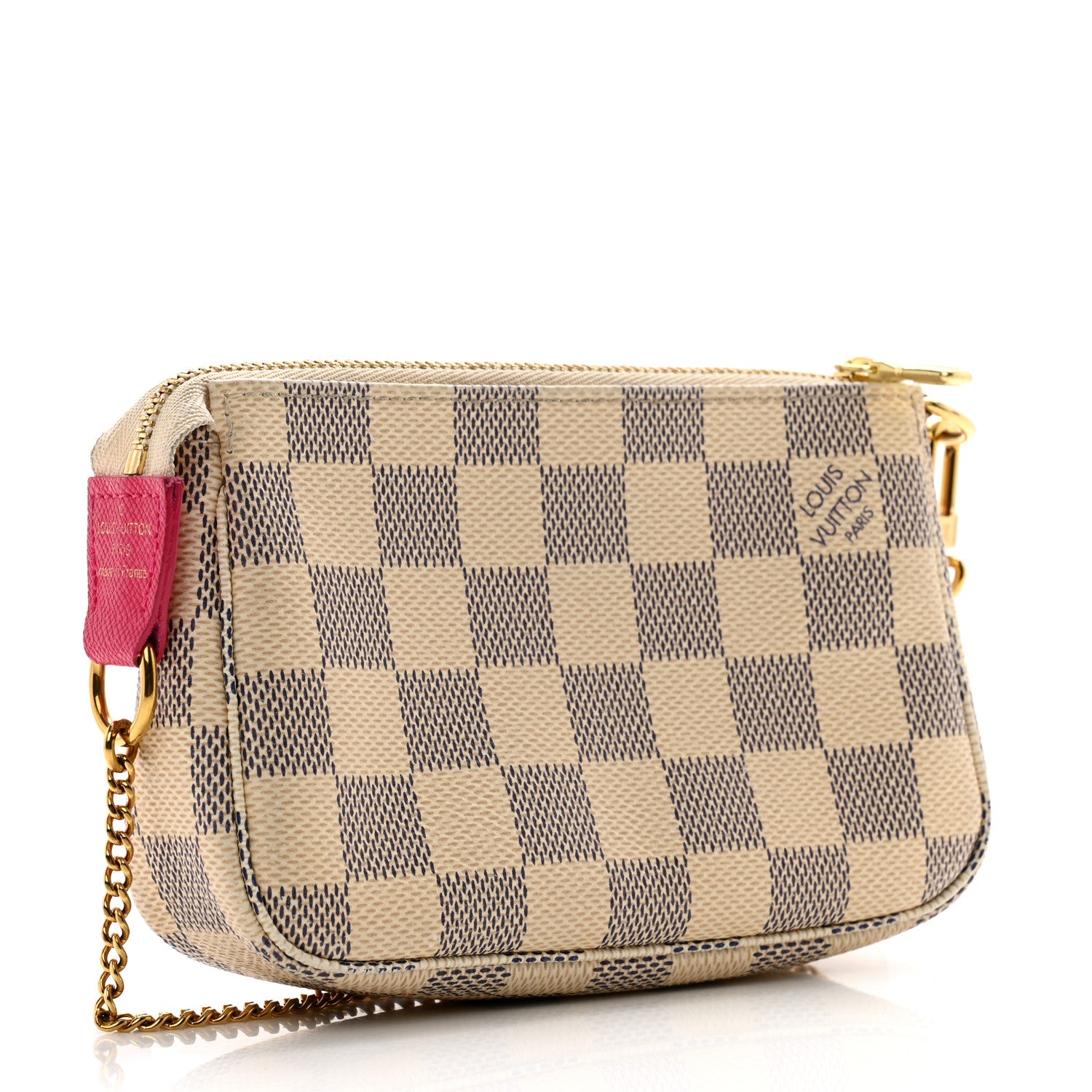 Louis Vuitton Damier Azur 2015 Christmas Animation Mini Pochette Accessories 3 of 11