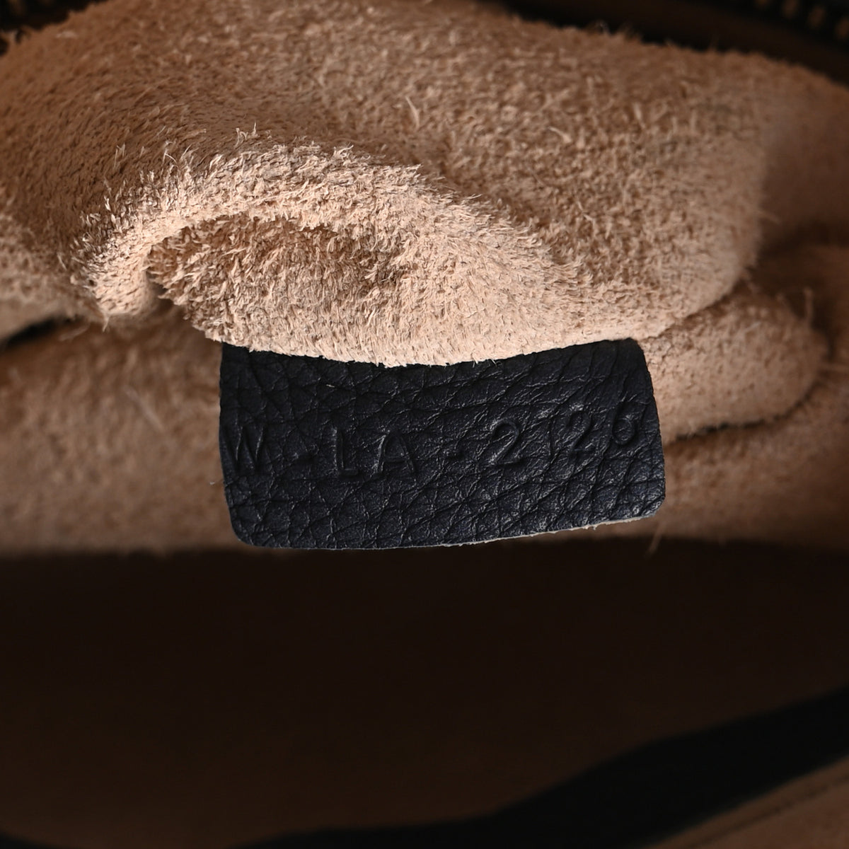 Baby Grained Calfskin Medium Phantom Luggage Navy