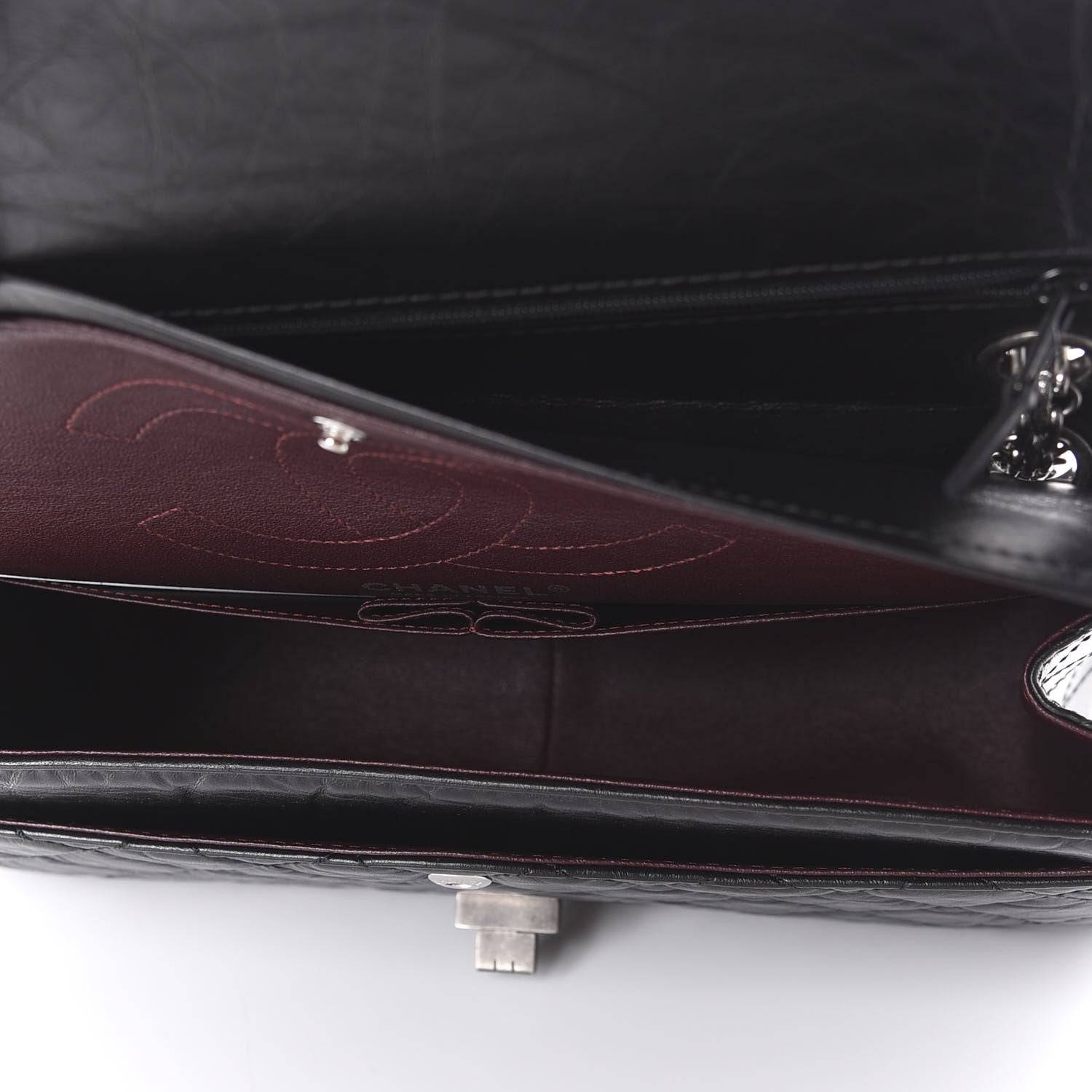 Chanel Aged Calfskin Quilted 2.55 Reissue 226 Flap Black 4 of 10