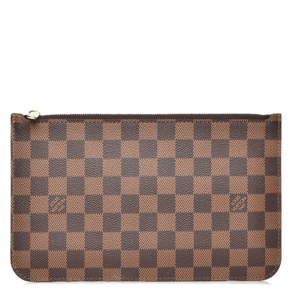 Louis Vuitton Damier Ebene Neverfull MM GM Pochette 1 of 9